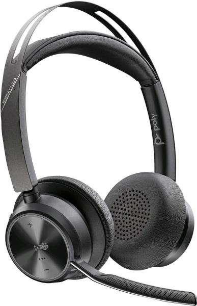HP Headset Voyager Focus 2 Microsoft - Stereo - Bluetooth/USB-C - USB-C/A Adapter + Charging Stand (BUNDLE OF 10 UNITS)