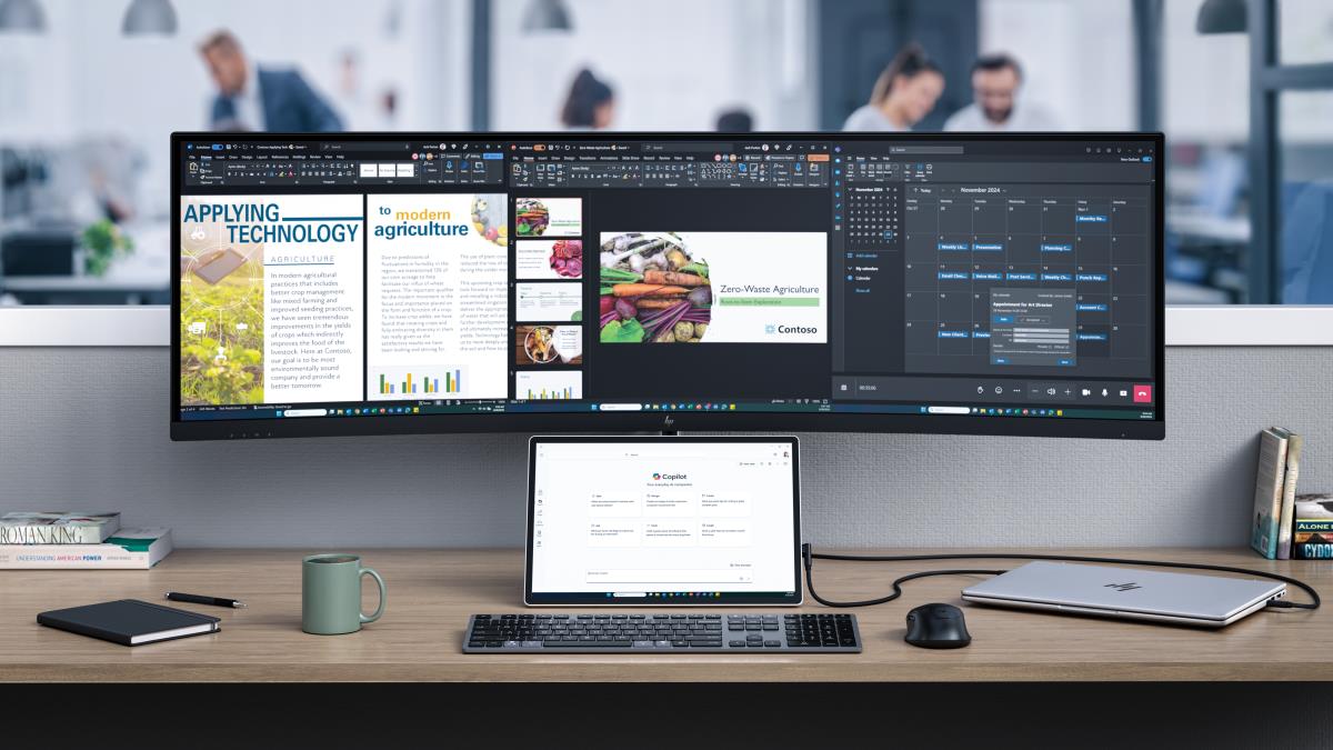 HP Portable Monitor - Series 5 Pro 514pn - 14in - 2560x1600 (WQXGA) - IPS with Edge-lit