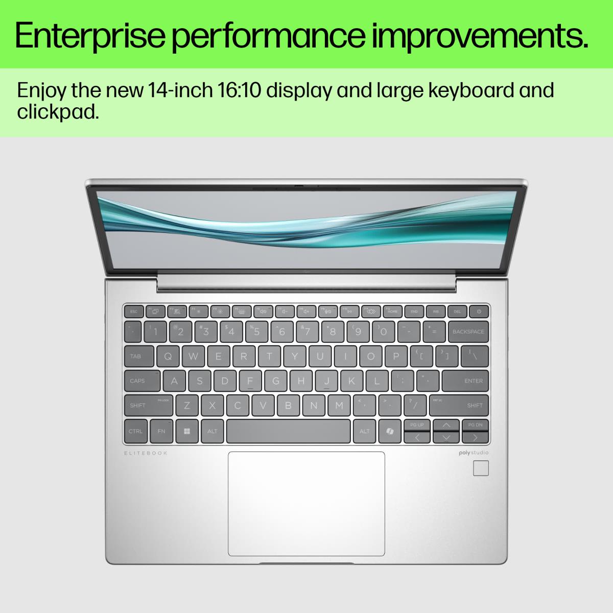 HP EliteBook 8 G1i AI - 14in - Core Ultra 5 125U - 24GB RAM - 512GB SSD - Win11 Pro - Qwerty UK