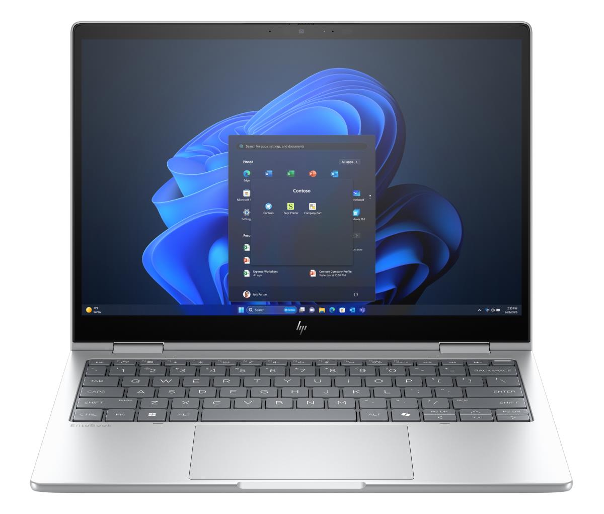 HP EliteBook 8 Flip G1i AI - 13.3in Touchscreen - Core Ultra 7 255U - 32GB RAM - 512GB SSD - 5G - Win11 Pro - Qwerty UK