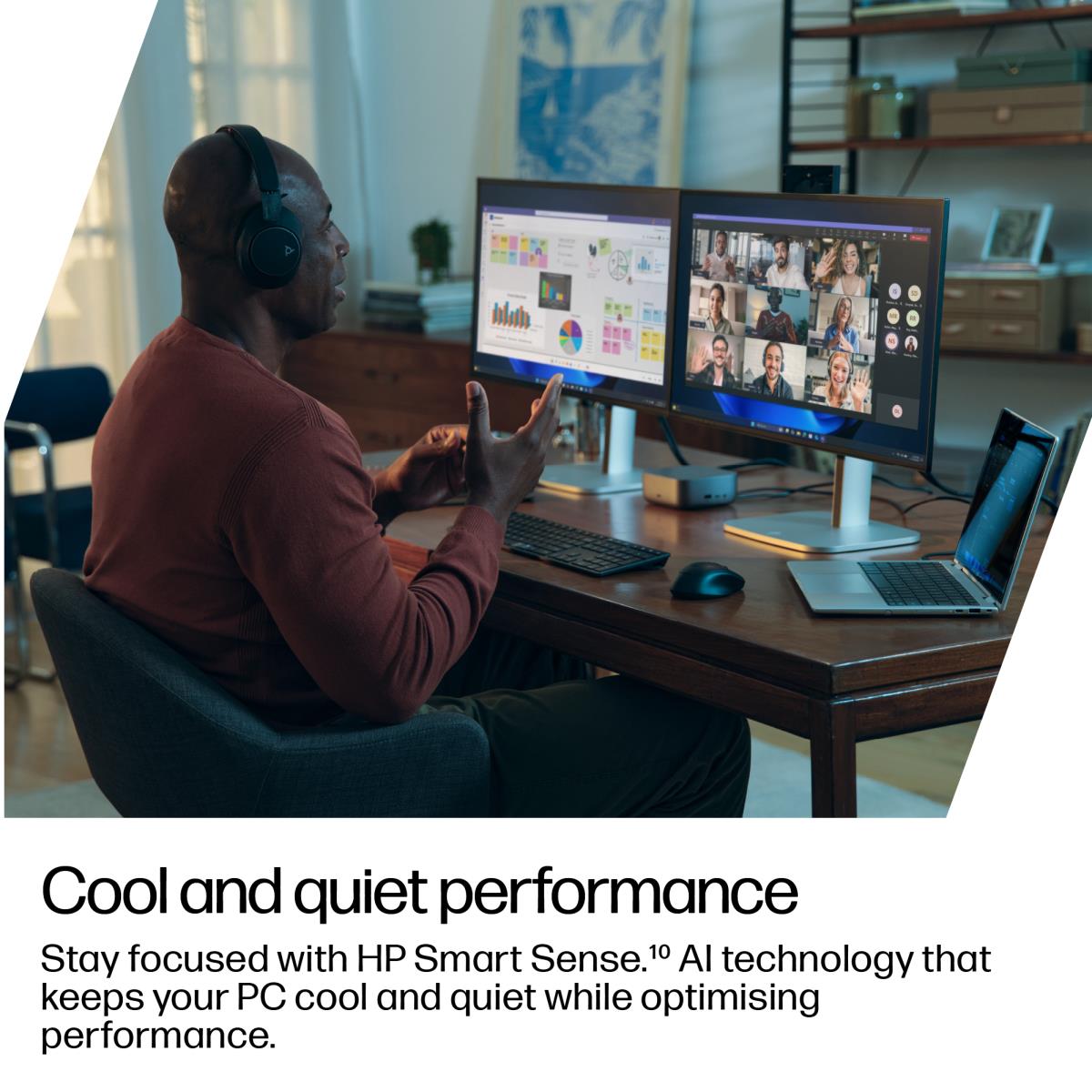HP EliteBook 8 Flip G1i AI - 13.3in Touchscreen - Core Ultra 7 255U - 32GB RAM - 512GB SSD - 5G - Win11 Pro - Qwerty UK