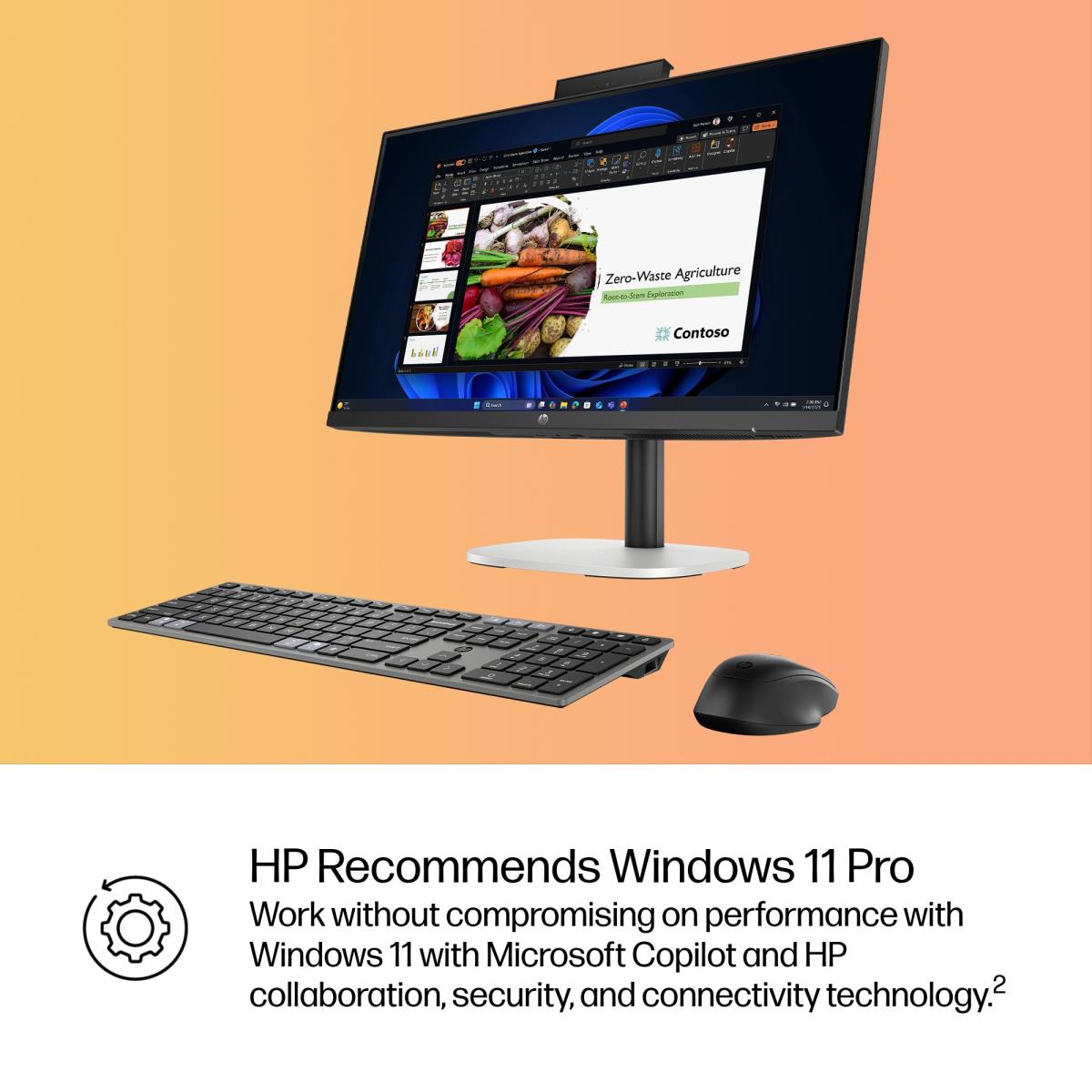 HP ProStudio 4 AiO G1i AI - 23.8in - Core Ultra 7 265T - 24GB RAM - 512GB SSD - Win11 Pro - Qwerty UK