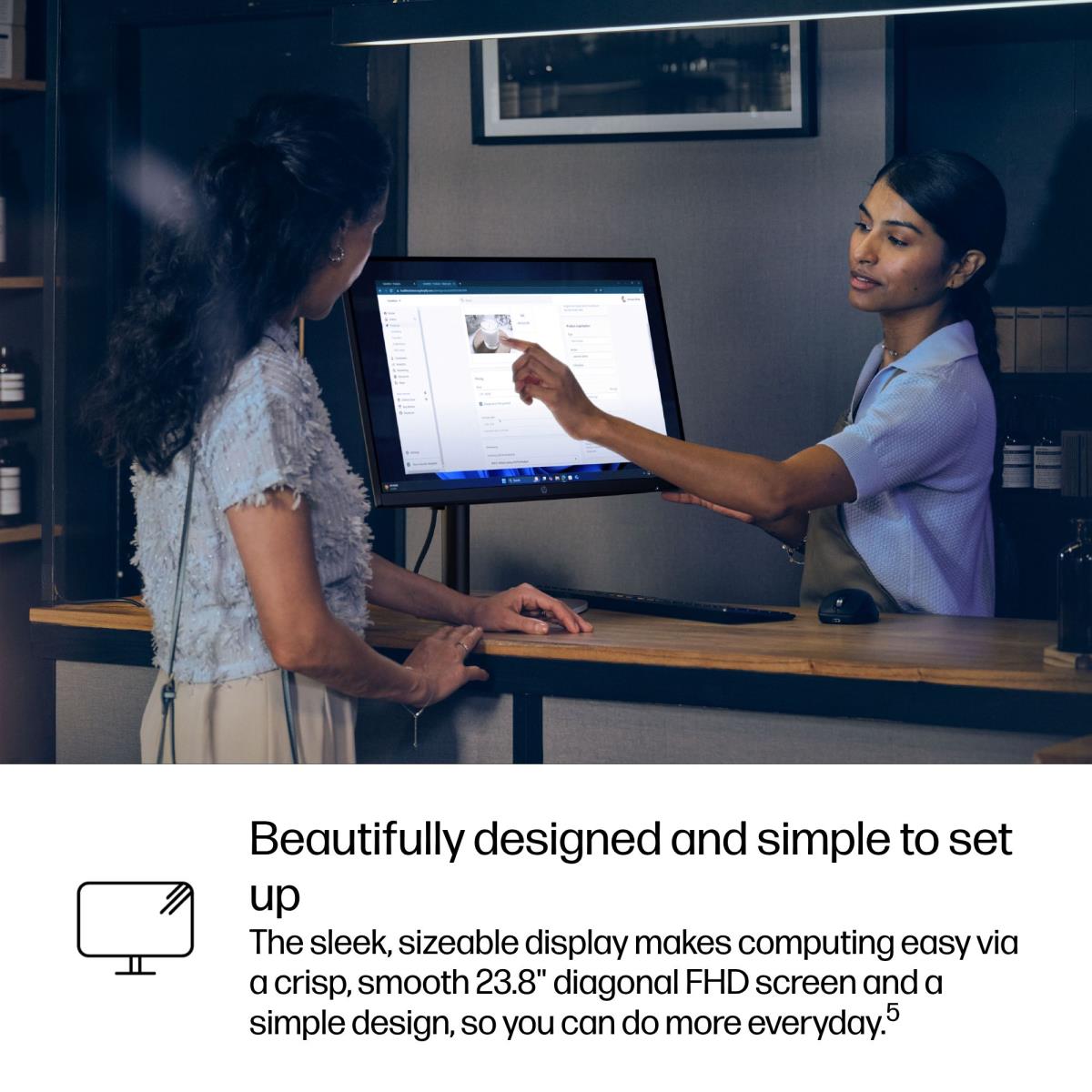 HP ProStudio 4 AiO G1i AI - 23.8in - Core Ultra 7 265T - 24GB RAM - 512GB SSD - Win11 Pro - Qwerty UK
