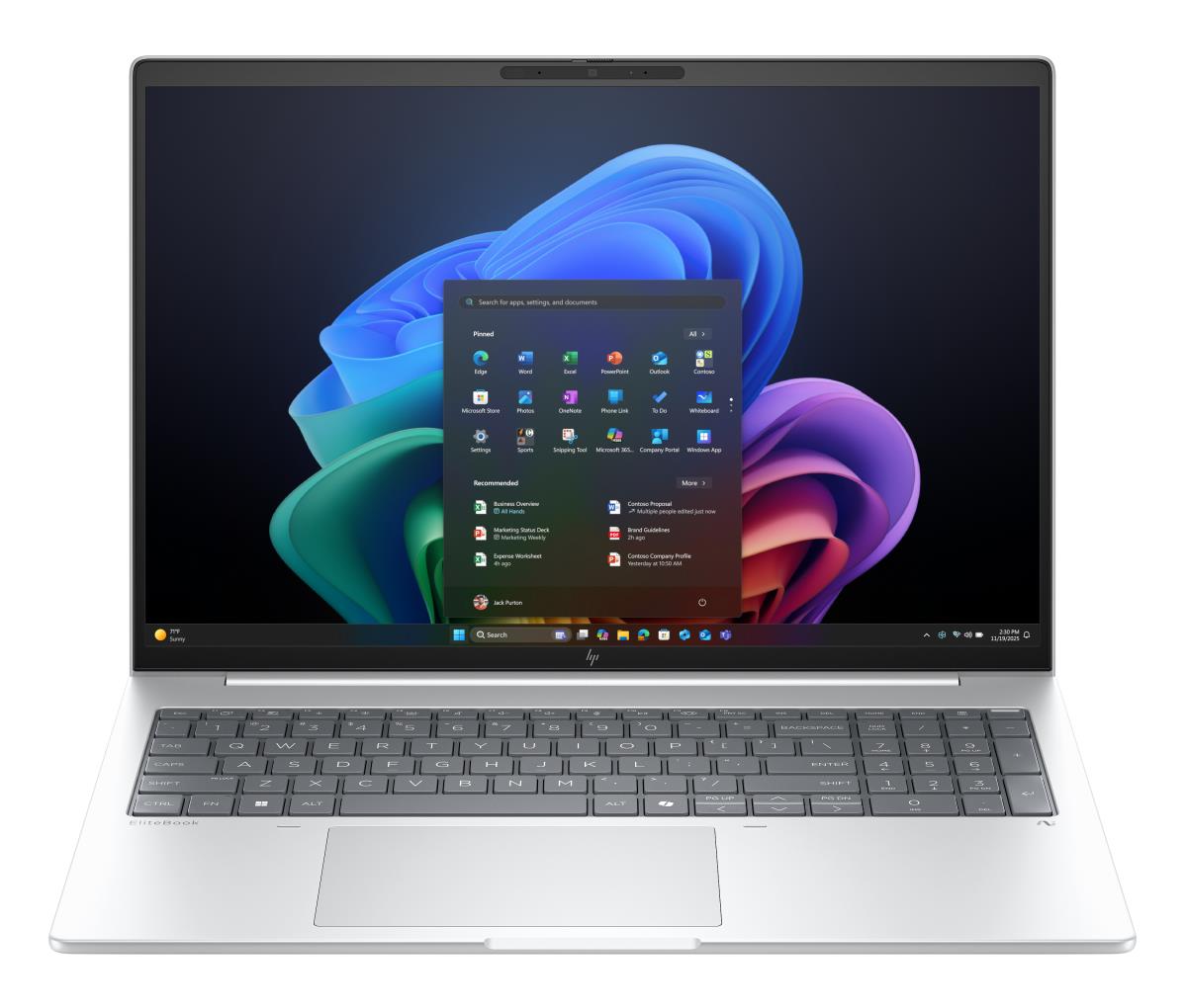 HP EliteBook 8 G1i AI - 16in - Core Ultra 7 256V - 16GB RAM - 512GB SSD - Win11 Pro - Qwerty UK