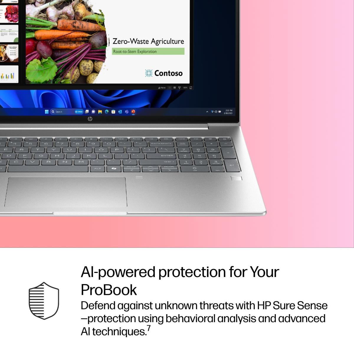 HP ProBook 4 G1i AI - 16in - Core Ultra 7 255U - 16GB RAM - 512GB SSD - Win11 Pro - Qwerty UK