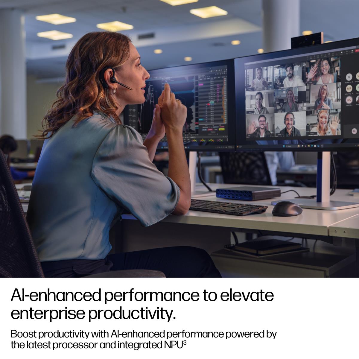 HP EliteDesk 8 Mini G1i AI - Core Ultra 5 235T - 16GB RAM - 512GB SSD - Win11 Pro - Qwerty UK