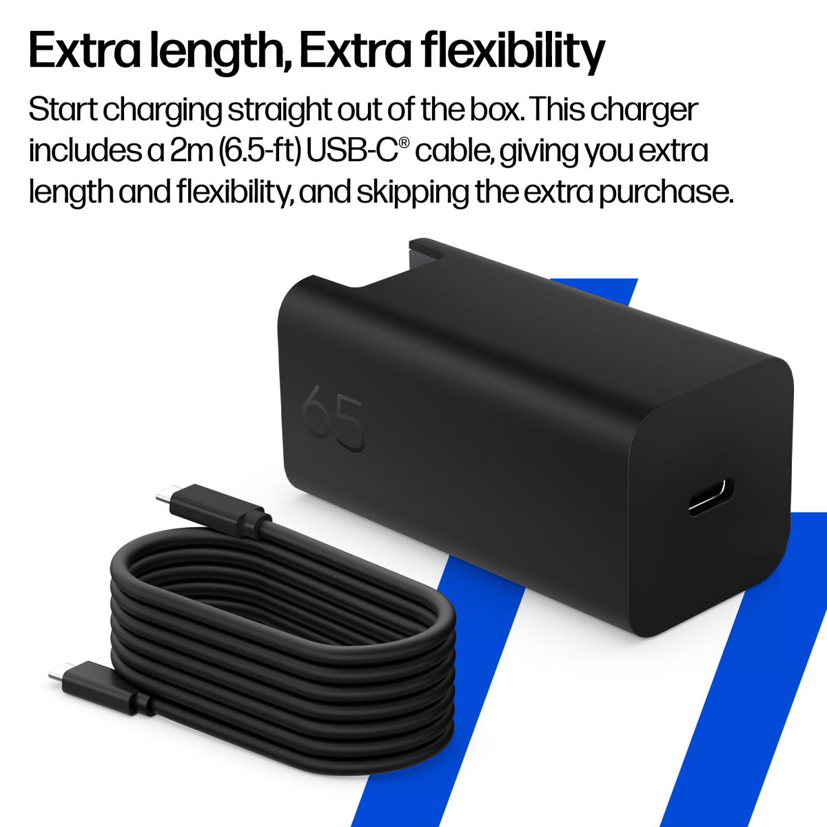 HP GaN Wall Charger - USB-C - 65W