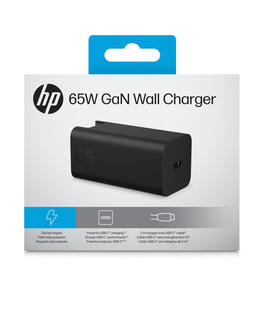 HP GaN Wall Charger - USB-C - 65W
