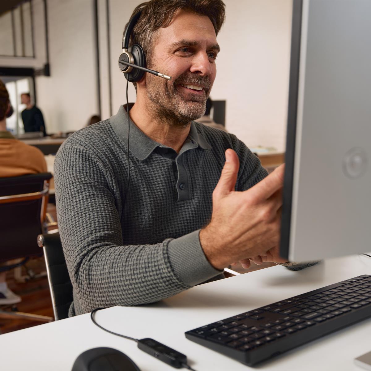 HP Poly Mission 825 Wired Headset - Stereo - USB-C/A - Bulk