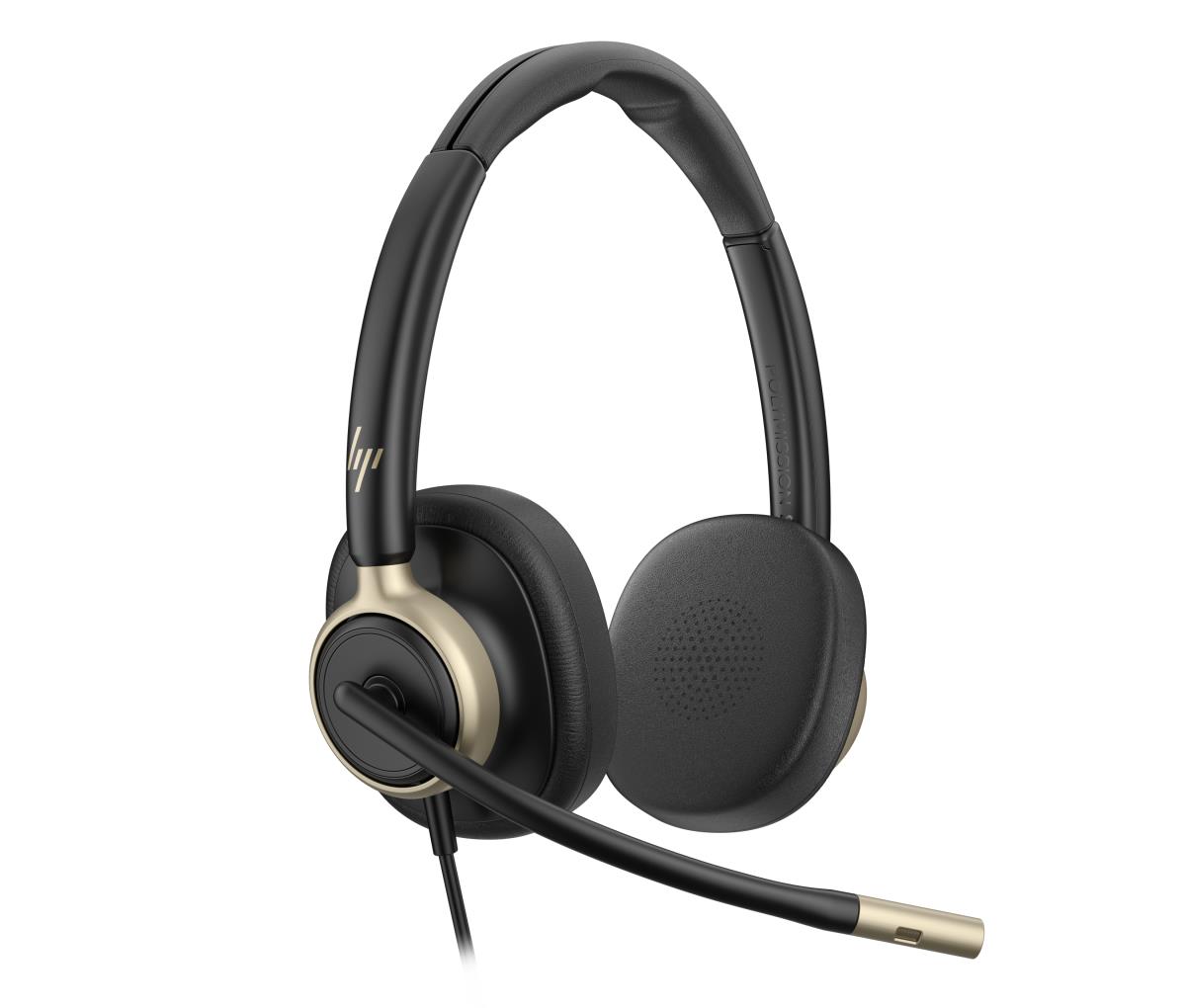 HP Poly Mission 825 Wired Headset - Stereo - USB-C/A - Bulk