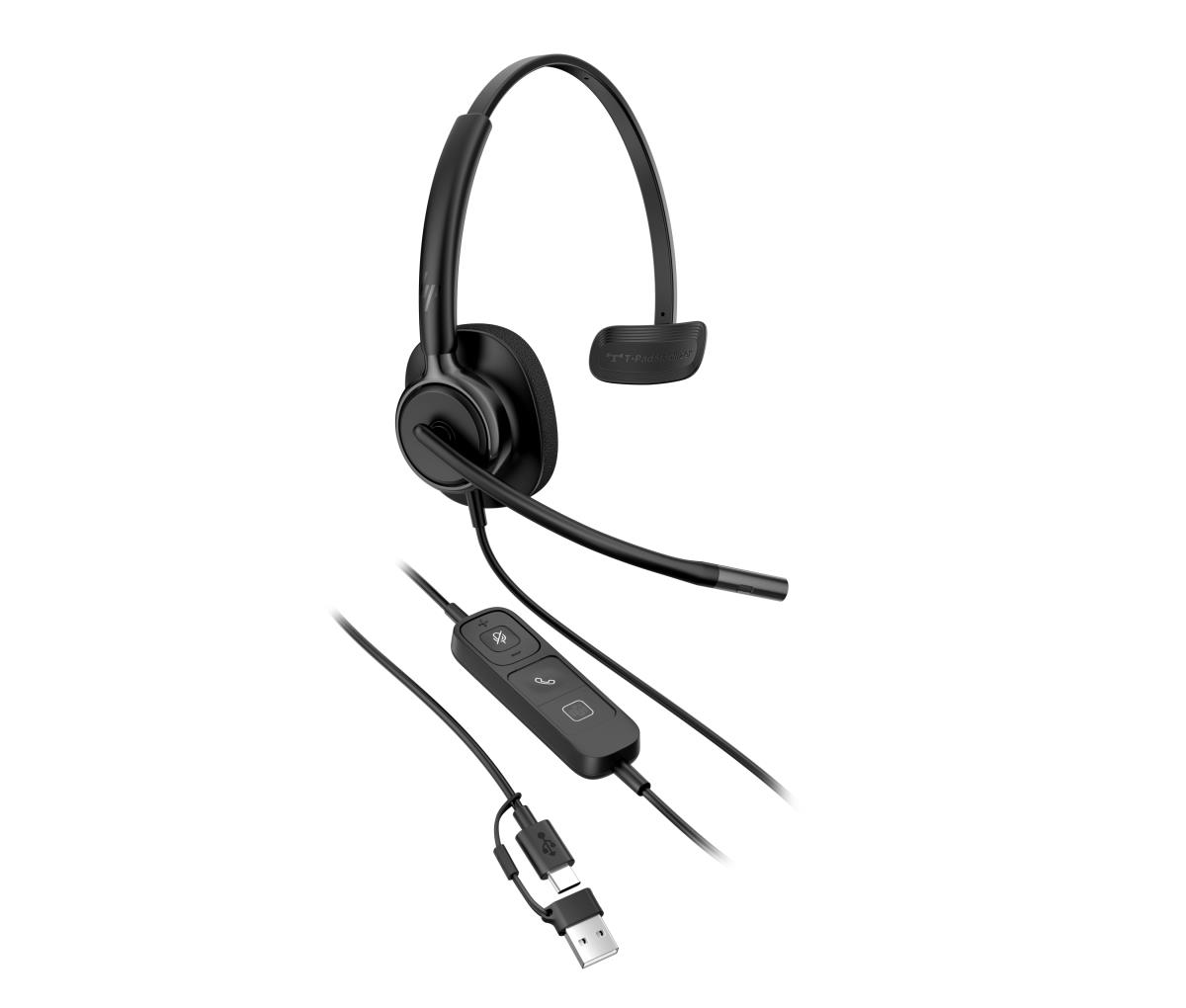 HP Poly Mission 415 Classic Wired Headset - Mono - USB-C/A