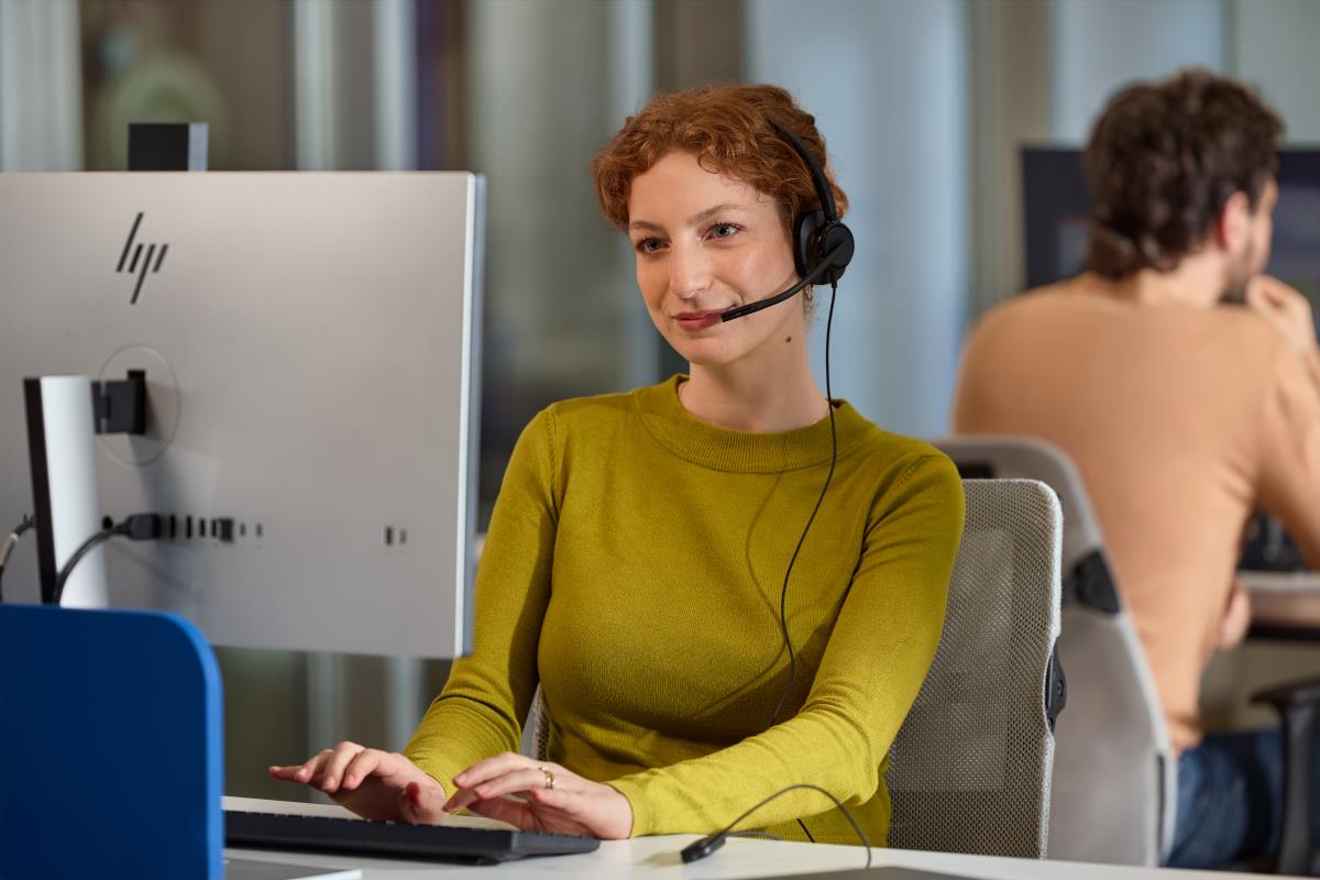 HP Poly Mission 415 Classic Wired Headset - Mono - USB-C/A