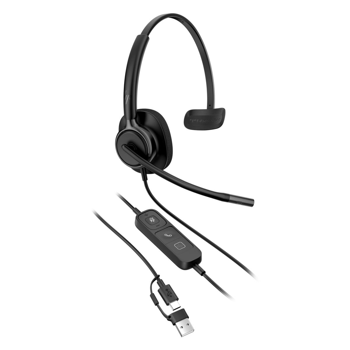 HP Poly Mission 415 Classic Wired Headset - Mono - USB-C/A