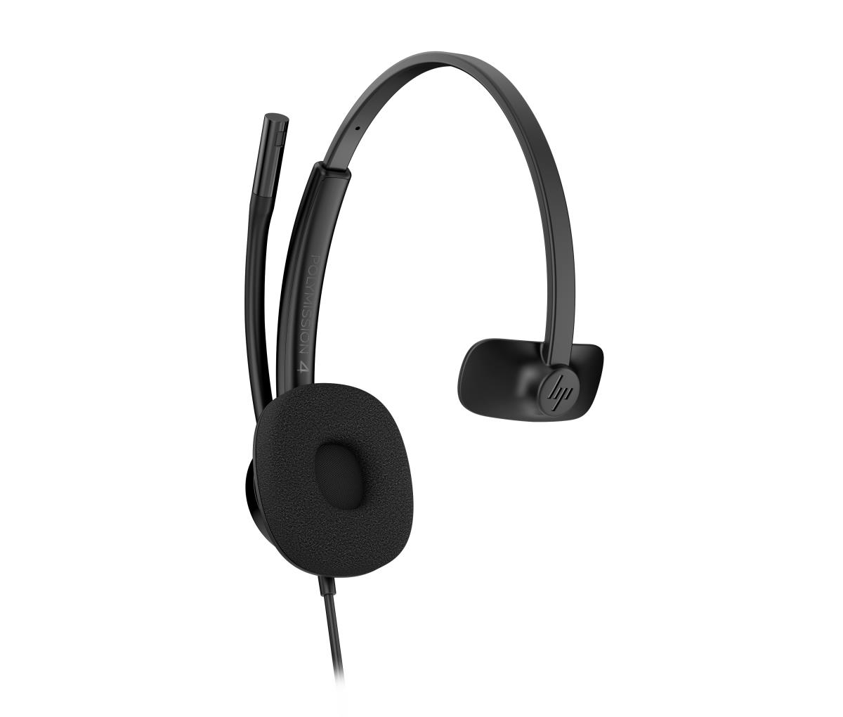HP Poly Mission 415 Classic Wired Headset - Mono - USB-C/A