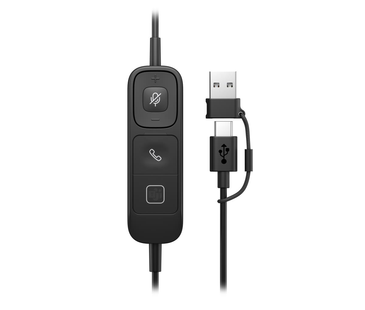 HP Poly Mission 415 Wired Headset - Mono - USB-C/A