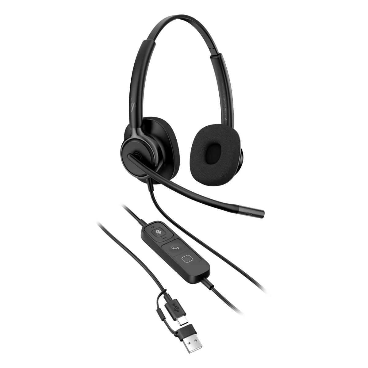 HP Poly Mission 415 Wired Headset - Mono - USB-C/A