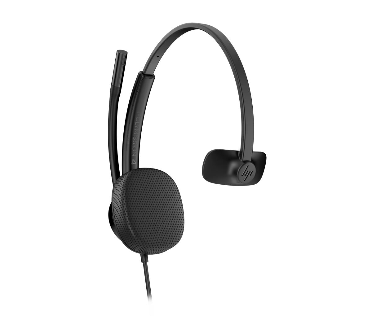 HP Poly Mission 415 Wired Headset - Mono - USB-C/A