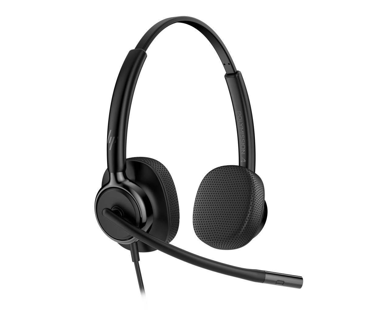 HP Poly Mission 425 Wired Headset - Stereo - USB-C/A