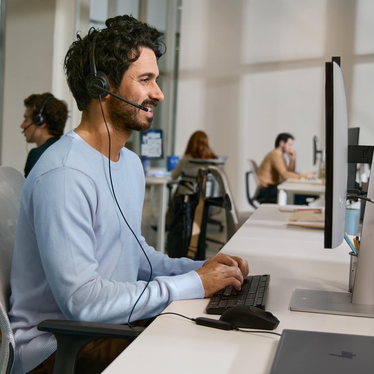 HP Poly Mission 425 Wired Headset - Stereo - USB-C/A