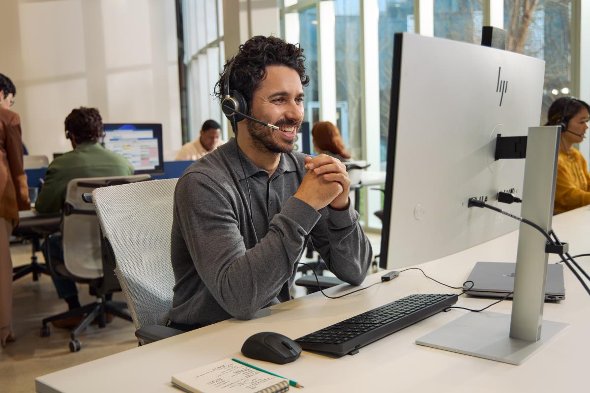 HP Poly Mission 615 Wired Headset - Mono - USB-C/A