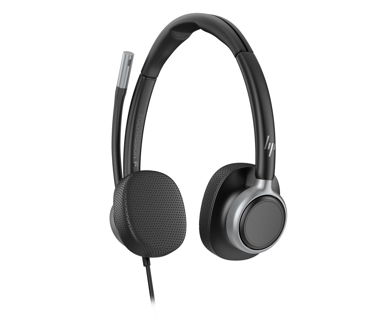 HP Poly Mission 625 Wired Headset - Stereo - USB-C/A - Bulk