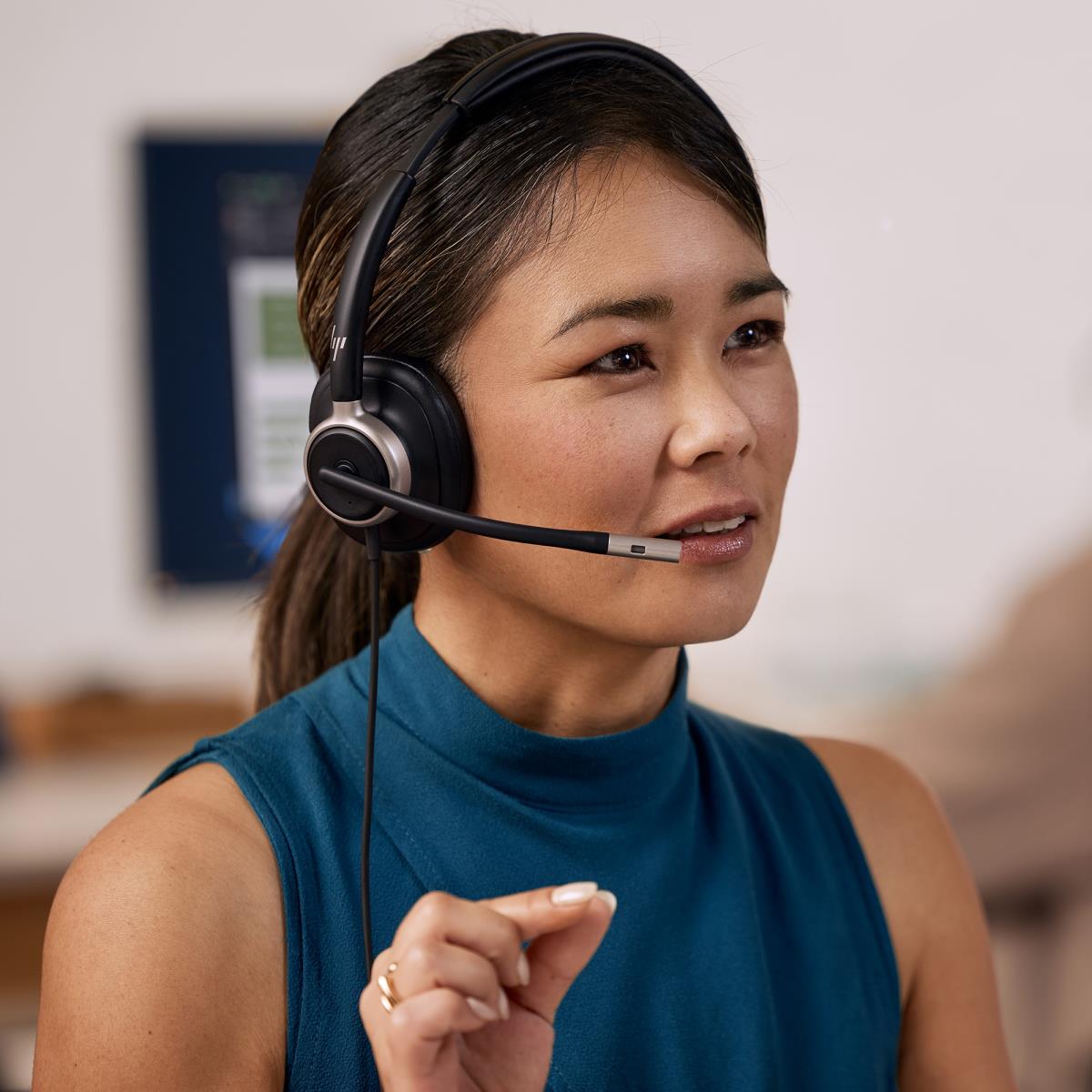 HP Poly Mission 815 Wired Headset - Mono - USB-C/A - Bulk