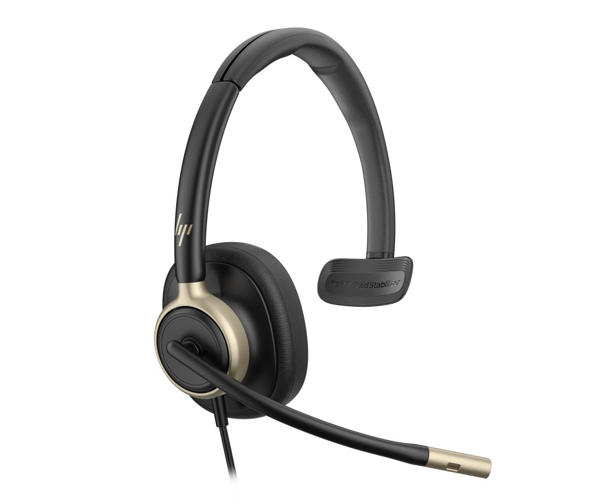 HP Poly Mission 815 Wired Headset - Mono - USB-C/A - Bulk