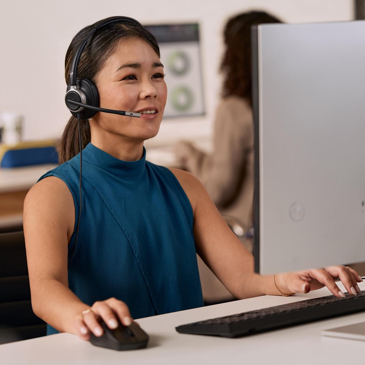 HP Poly Mission 815 Wired Headset - Mono - USB-C/A - Bulk