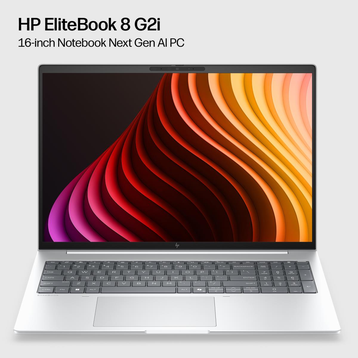 HP EliteBook 8 G2i NGAI - 16in - Core Ultra 7 365 - 32GB RAM - 512GB SSD - Win11 Pro - Qwerty UK