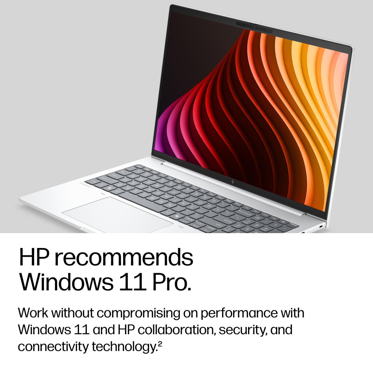 HP EliteBook 8 G2i NGAI - 16in - Core Ultra 5 335 - 32GB RAM - 512GB SSD - Win11 Pro - Qwerty UK