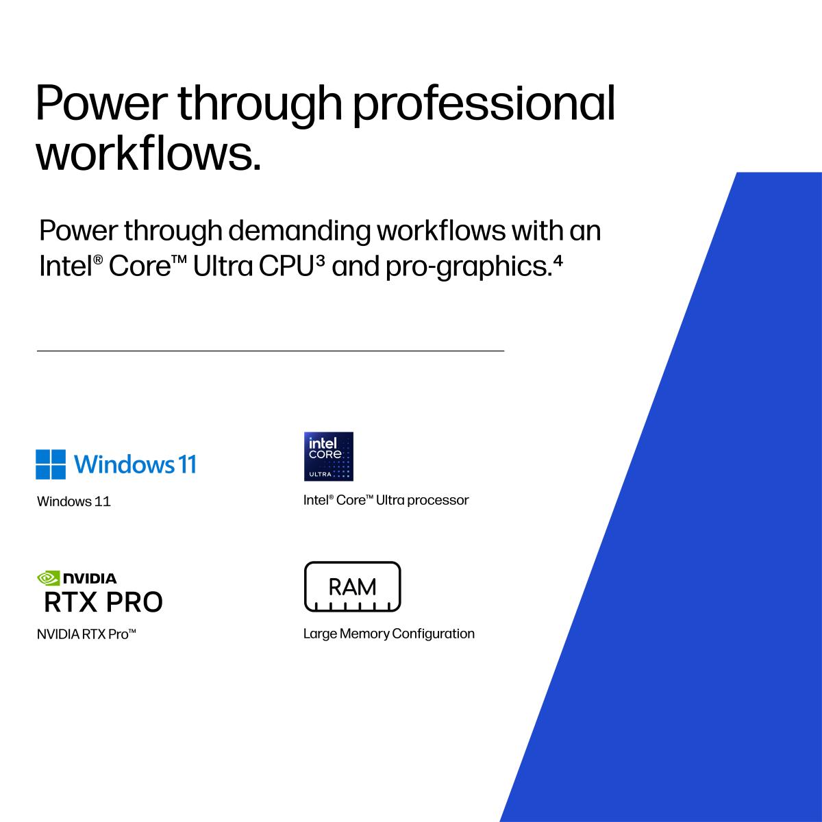 HP ZBook X G2i AI - 16in - Core Ultra 7 356H - 32GB RAM - 1TB SSD - Win11 Pro - Qwerty UK