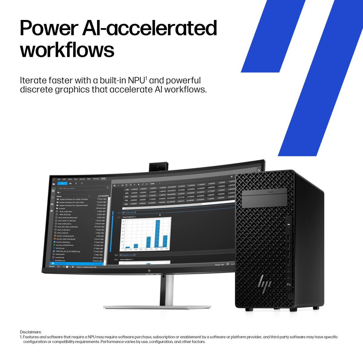 HP Workstation Z2 G1i Tower - Core Ultra 9 285K - 32GB RAM - 1TB SSD - Win11 Pro