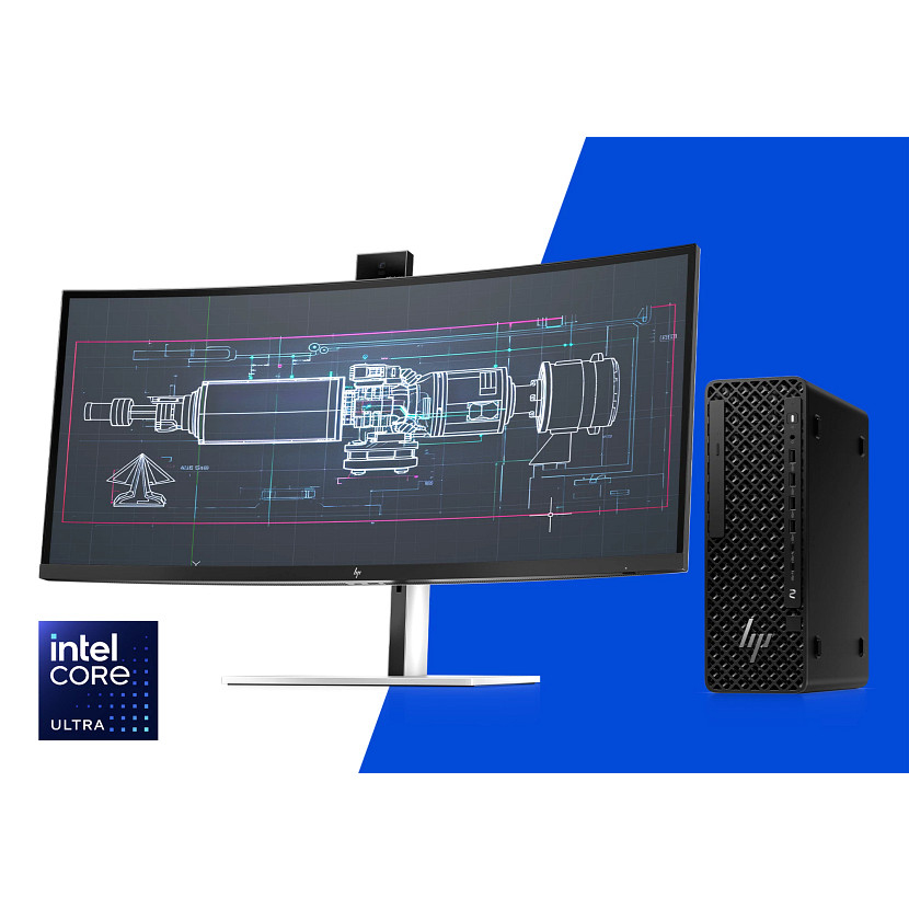 HP Workstation Z2 G1i SFF - Core Ultra 9 285K - 64GB RAM - 1TB SSD - Win11 Pro