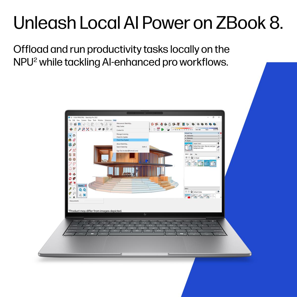 HP ZBook 8 G2a AI - 16in - AI 7 PRO 450 - 32GB RAM - 1TB SSD - Win11 Pro - Qwerty UK