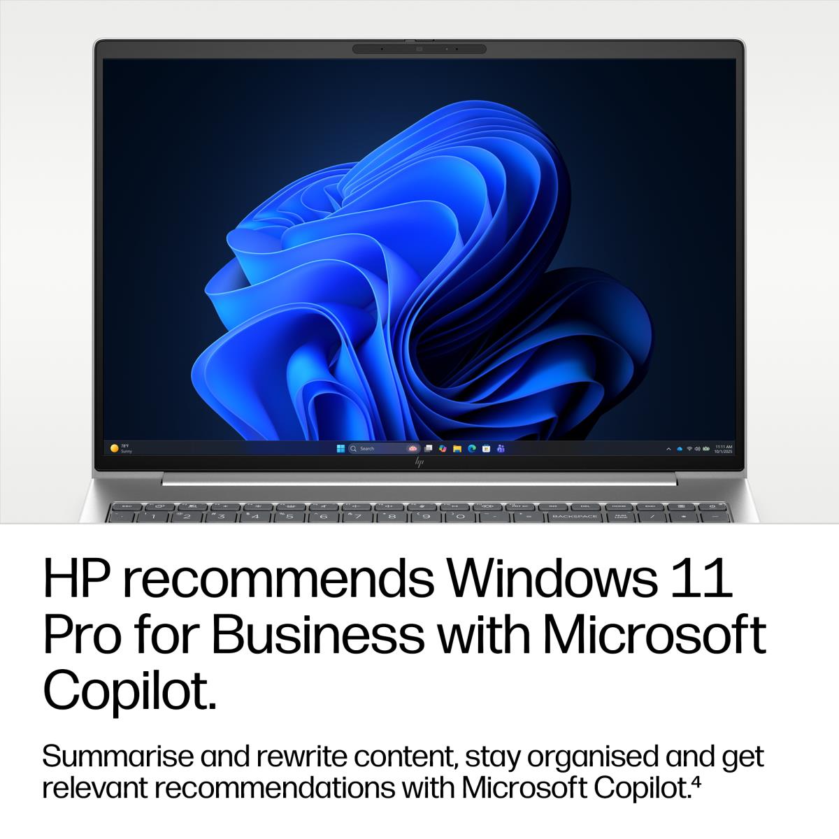 HP ProBook 4 G2i AI - 16in - Core 7 350 - 16GB RAM - 512GB SSD - Win11 Pro - Qwerty UK