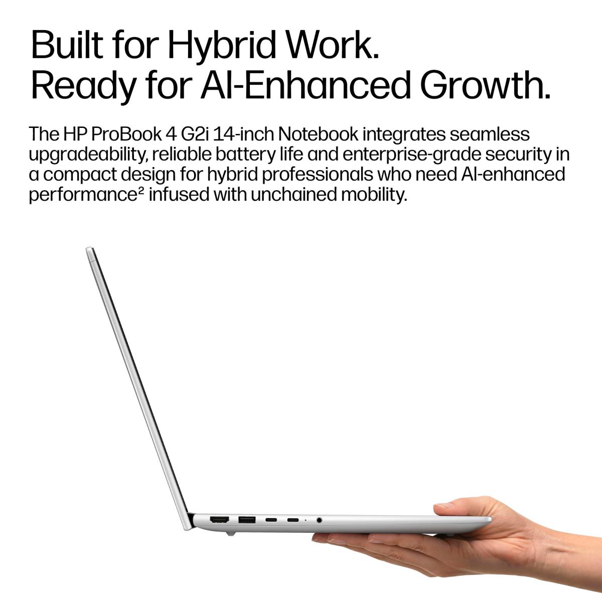 HP ProBook 4 G2i AI - 14in - Core 7 350 - 16GB RAM - 512GB SSD - Win11 Pro - Qwerty UK