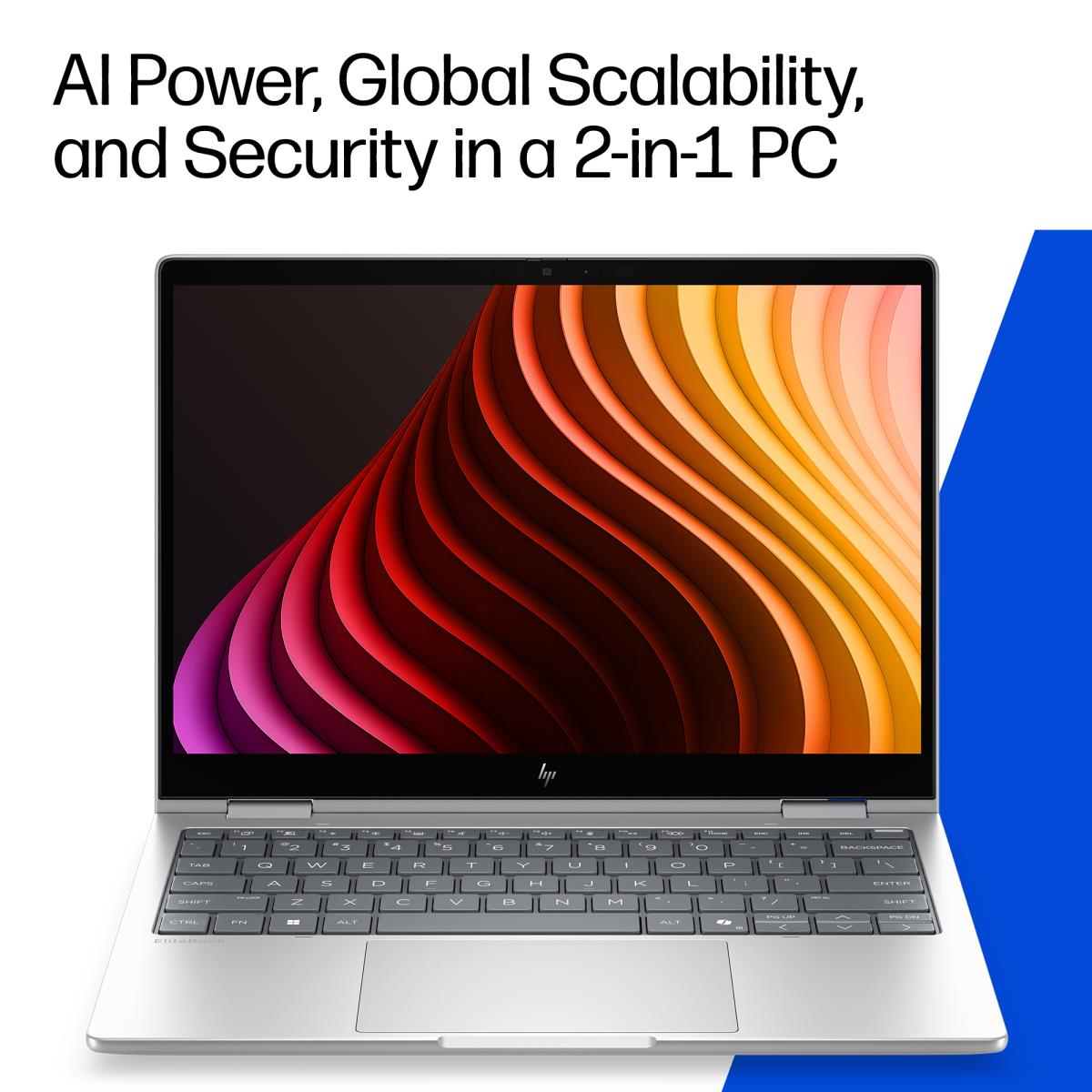 HP EliteBook 8 Flip G2i NGAI - 13.3in - Core Ultra 7 355 - 16GB RAM - 512GB SSD - Win11 Pro - Qwerty UK