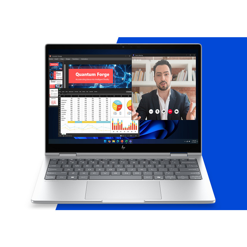 HP EliteBook 8 Flip G2i NGAI - 13.3in - Core Ultra 7 355 - 16GB RAM - 512GB SSD - Win11 Pro - Qwerty UK