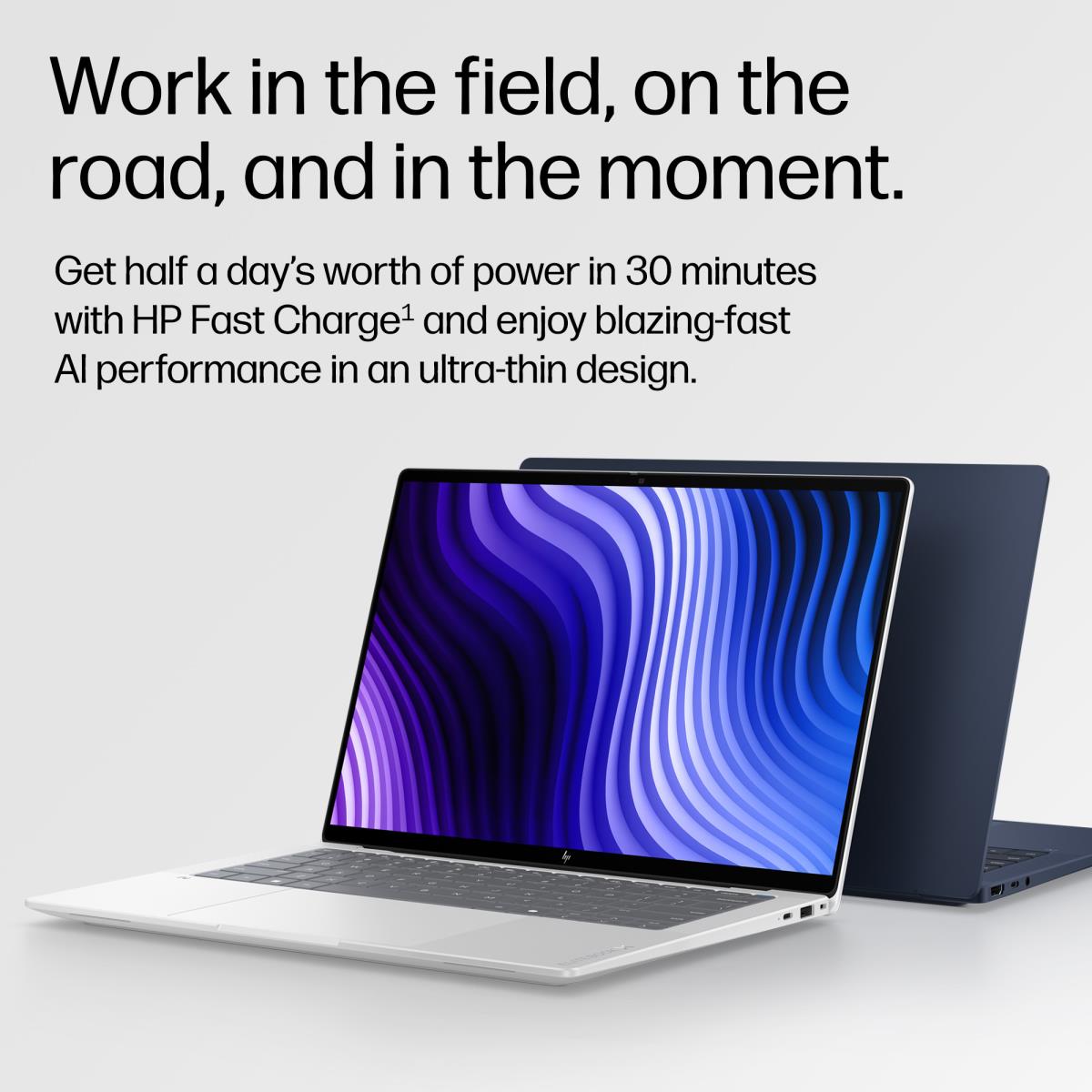 HP EliteBook X G2q NGAI - 14in OLED - Snapdragon X2 Elite X2E-84-100 - 32GB RAM - 512GB SSD - Win11 Pro - Qwerty UK