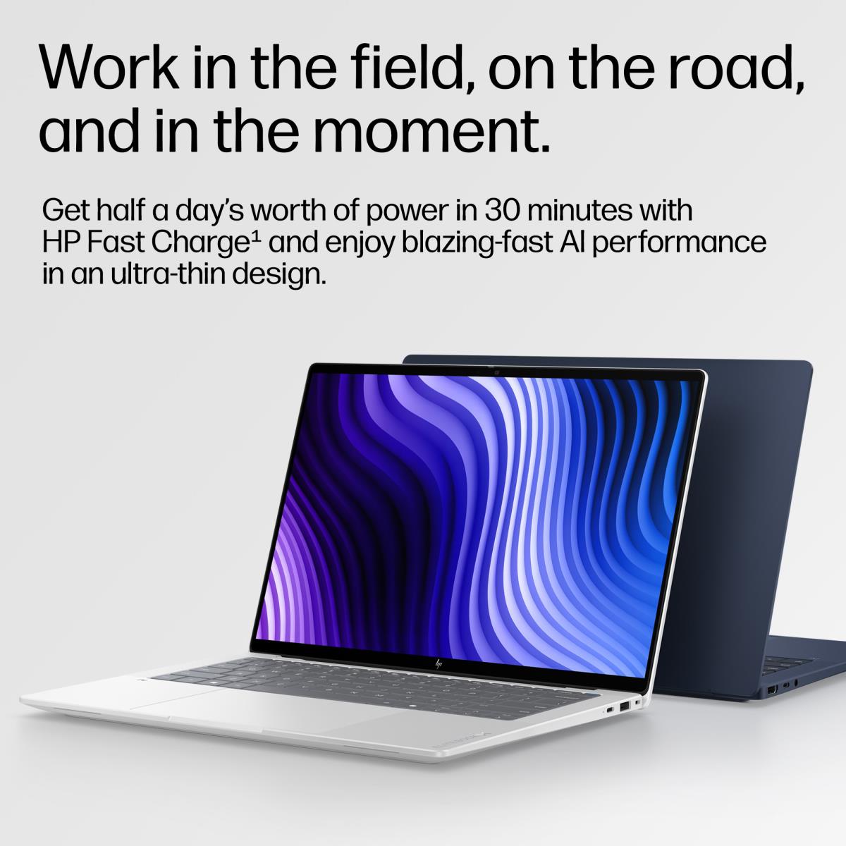 HP EliteBook X G2q NGAI - 14in OLED - Snapdragon X2 Elite X2E-84-100 - 32GB RAM - 512GB SSD - Win11 Pro - Qwerty UK