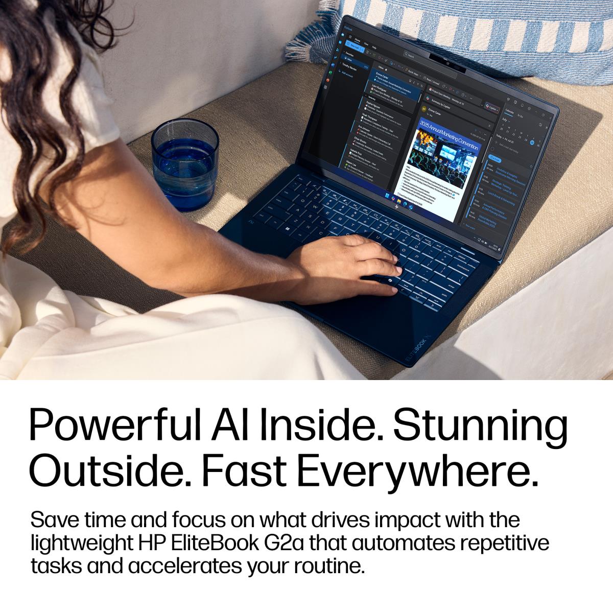 HP EliteBook X G2a NGAI - 14in OLED - AI 7 PRO 450 - 32GB RAM - 512GB SSD - Win11 Pro - Qwerty UK