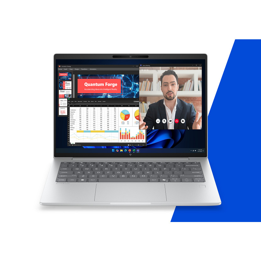 HP EliteBook 6 G2q NGAI - 14in - Snapdragon X2 Plus X2P-64-100 - 32GB RAM - 512GB SSD - Win11 Pro - Qwerty UK