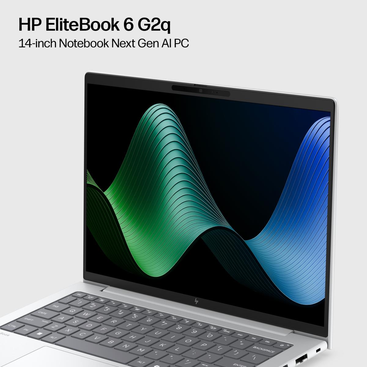 HP EliteBook 6 G2q NGAI - 14in - Snapdragon X2 Plus X2P-64-100 - 32GB RAM - 512GB SSD - Win11 Pro - Qwerty UK