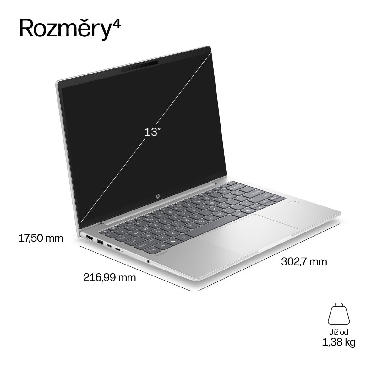 HP ProBook 4 Flip G2i - 13.3in - Core 5 320 - 16GB RAM - 512GB SSD - Win11 Pro - Qwerty UK