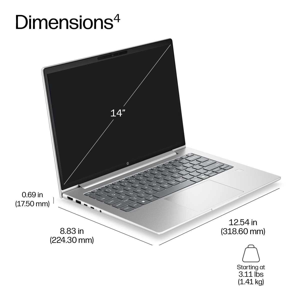 HP ProBook 4 G2ah - 14in - R5 216 - 16GB RAM - 512GB SSD - Win11 Pro - Qwerty UK