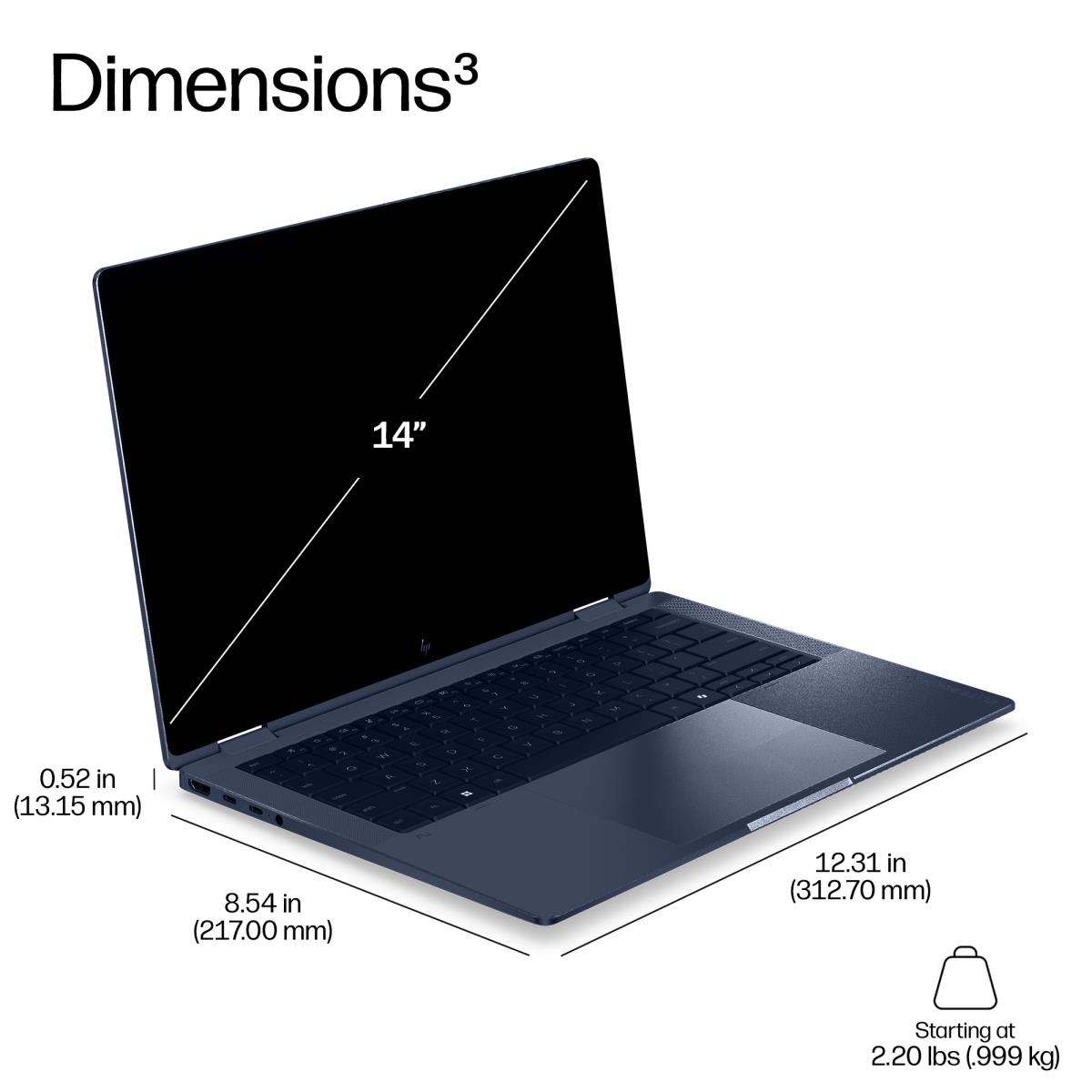 HP EliteBook X G2i NGAI - 14in - Core Ultra 5 325 - 32GB RAM - 512GB SSD - Win11 Pro - Qwerty UK