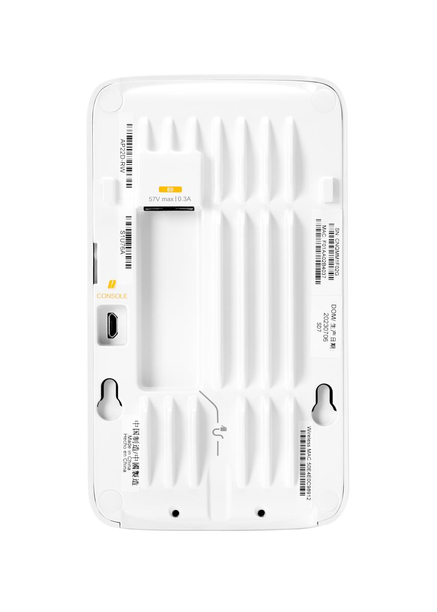 Hewlett-Packard Enterprise Networking Instant On Access Point Dual Radio 2x2 Wi-Fi 6 (RW) AP22D