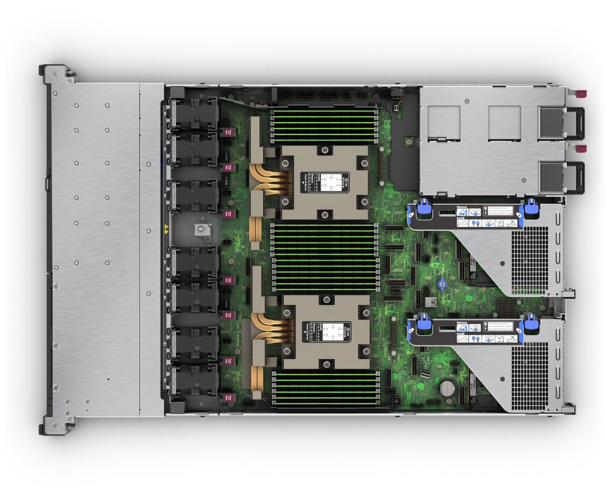 Hewlett-Packard Enterprise ProLiant DL365 Gen11 - 1p 9224 - 64GB-R - 8SFF MR408i-o 2x480GB SATA SSD - 2x1000W PS - EU