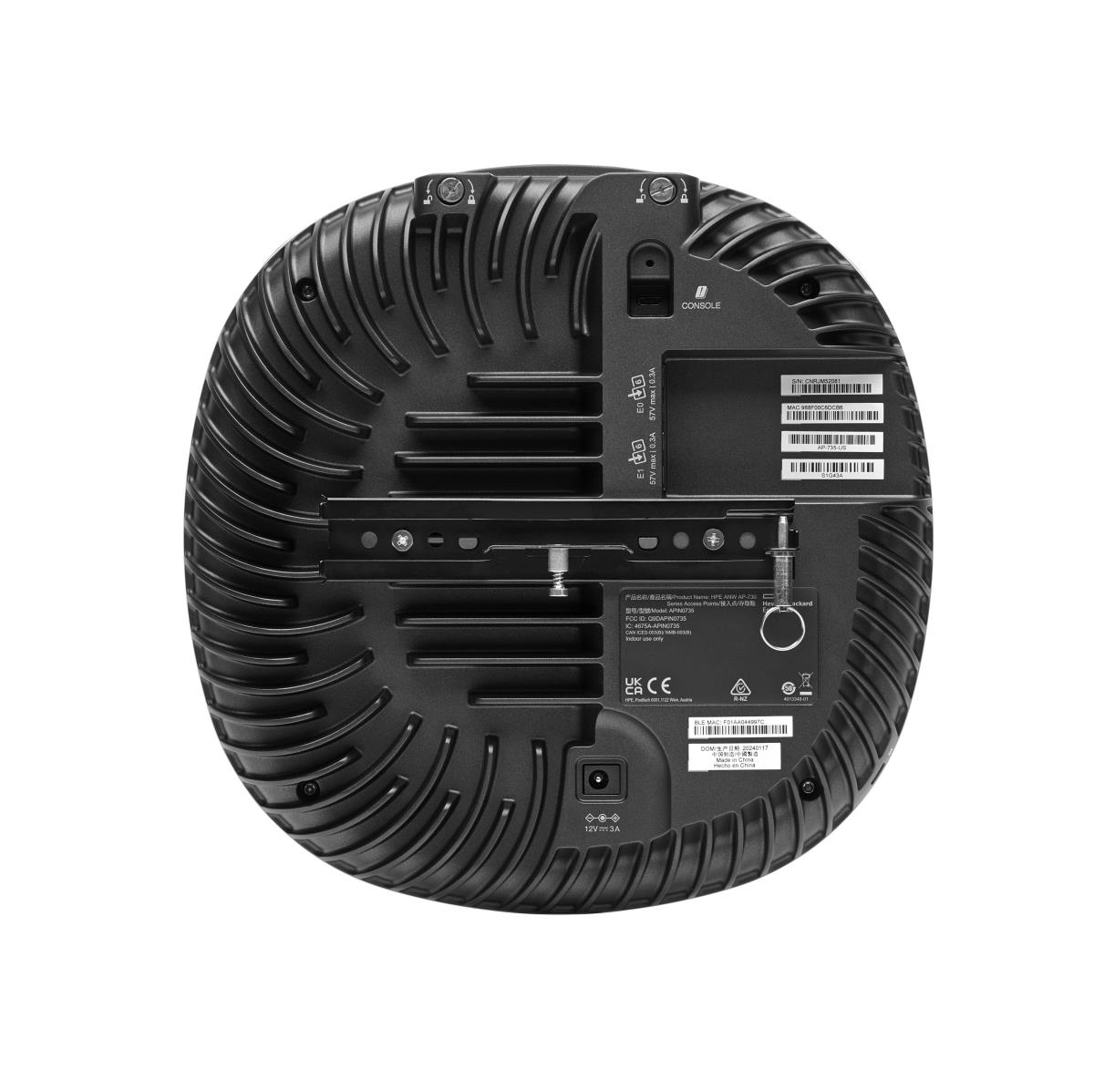 Hewlett-Packard Enterprise Aruba Networking AP-735 (RW) Tri Radio 2x2 Wi-Fi 7 Internal Antennas Campus Access Point