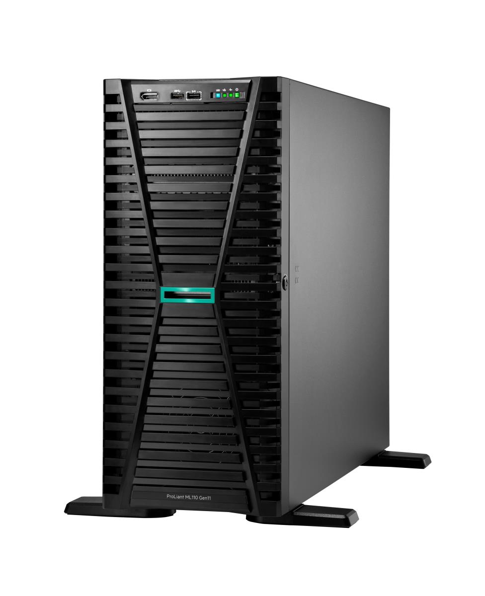 Hewlett-Packard Enterprise ProLiant ML110 Gen11 - 1p 3508U - 1x32GB-R - 8SFF 2x480GB SSD - 2x1000W PS - EU